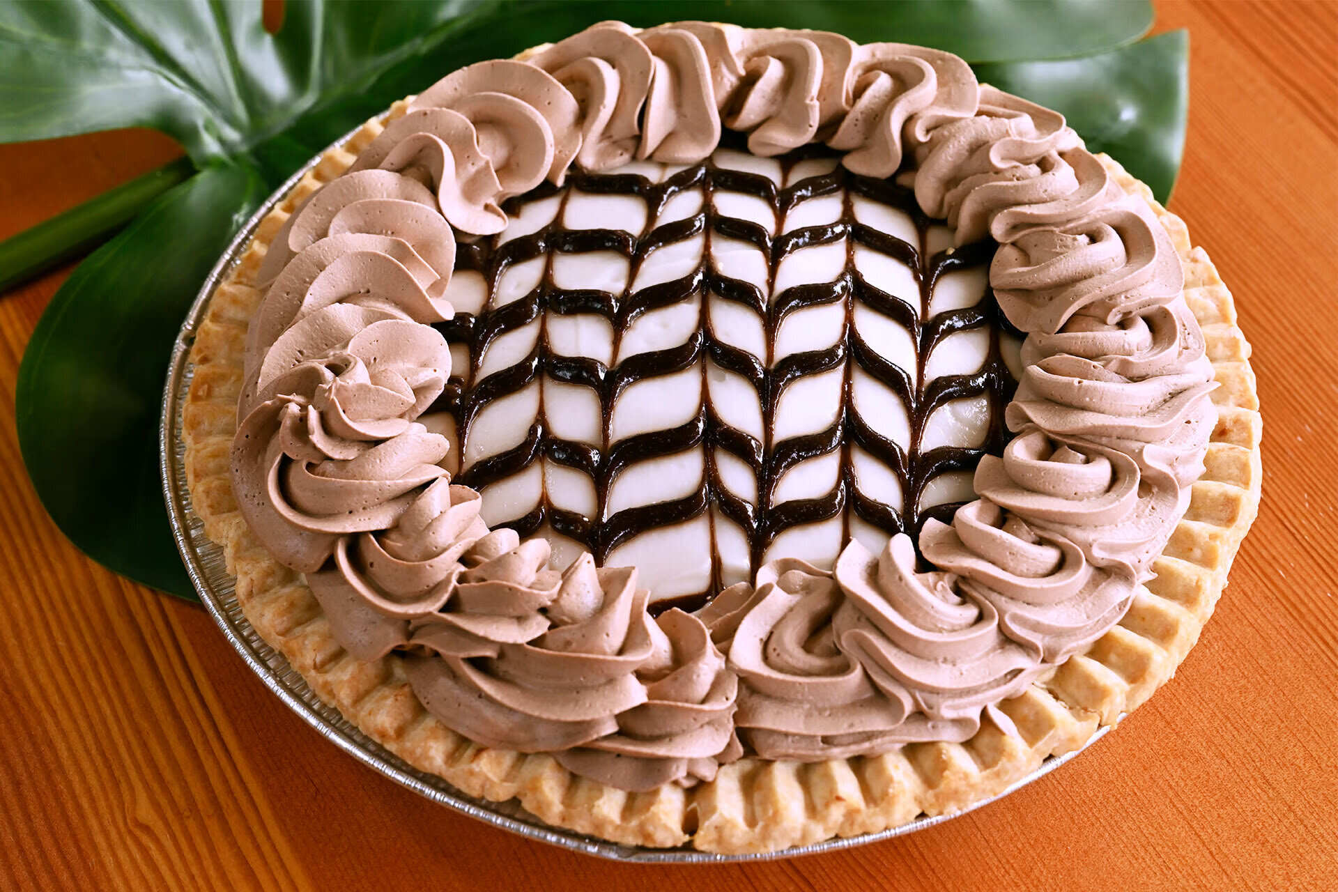 coconut-haupia-and-chocolate-pie-recipe