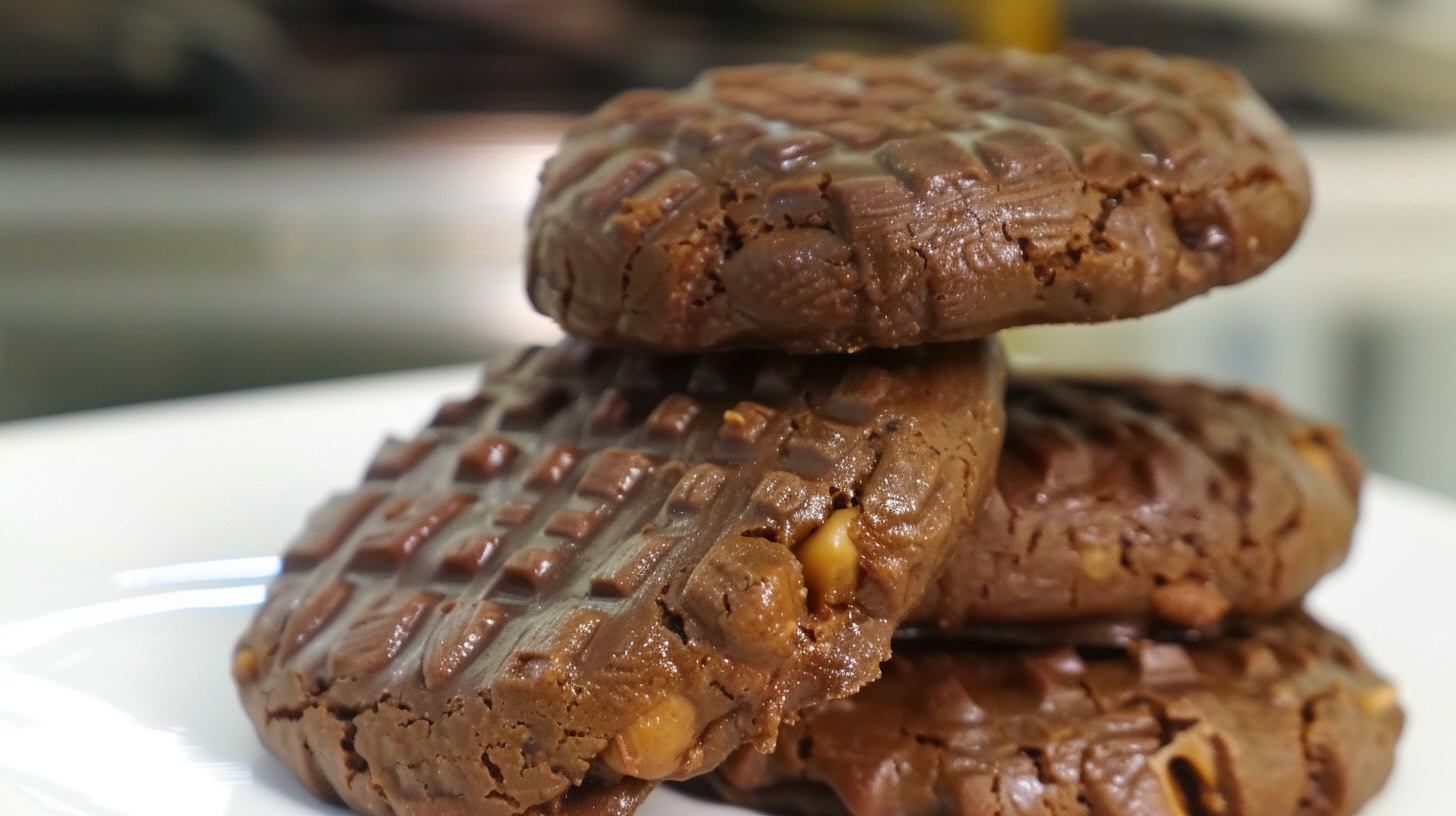 eggless-chocolate-peanut-butter-cookies-recipe