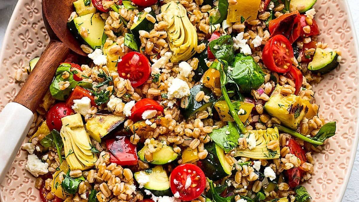 vegetable-farro-salad-recipe