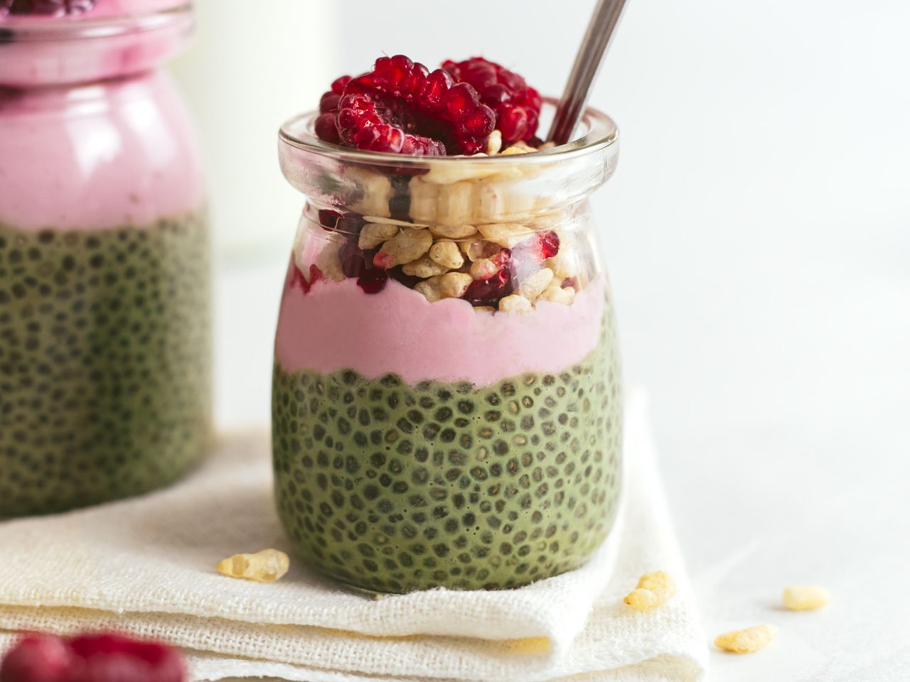 Matcha Chia Pudding Recipe | Dirty Dishes Messy Kisses