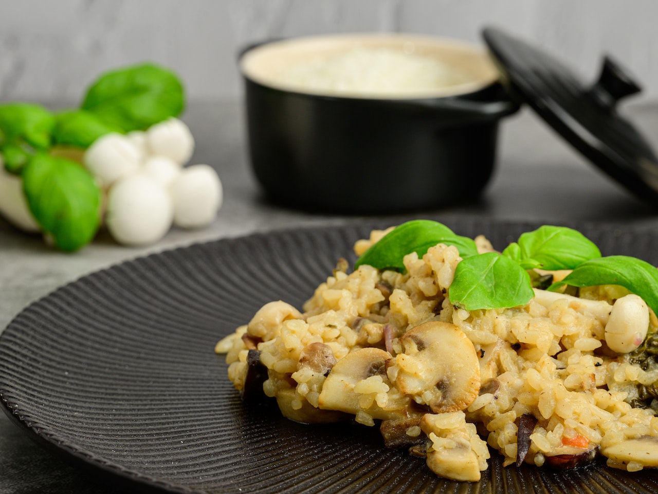 mushroom-spinach-risotto-recipe