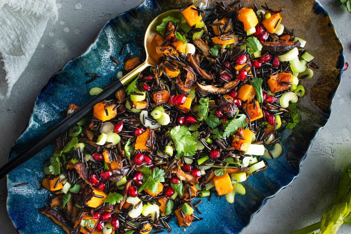 squash-pomegranate-salad-recipe