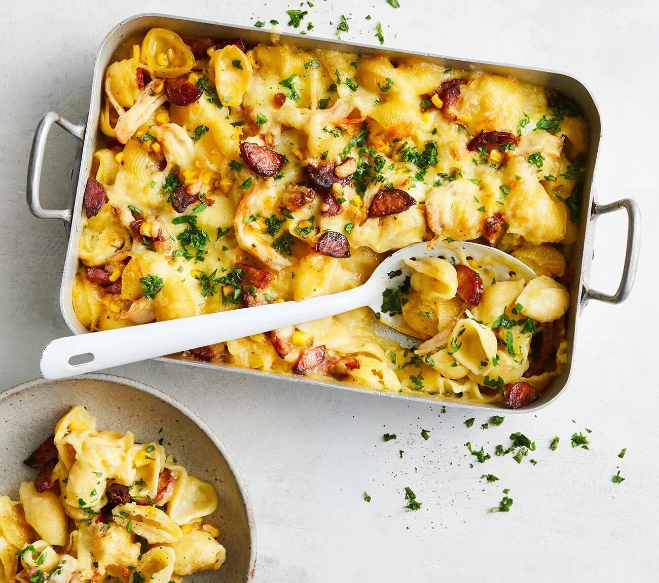 chicken-and-chorizo-pasta-bake-recipe