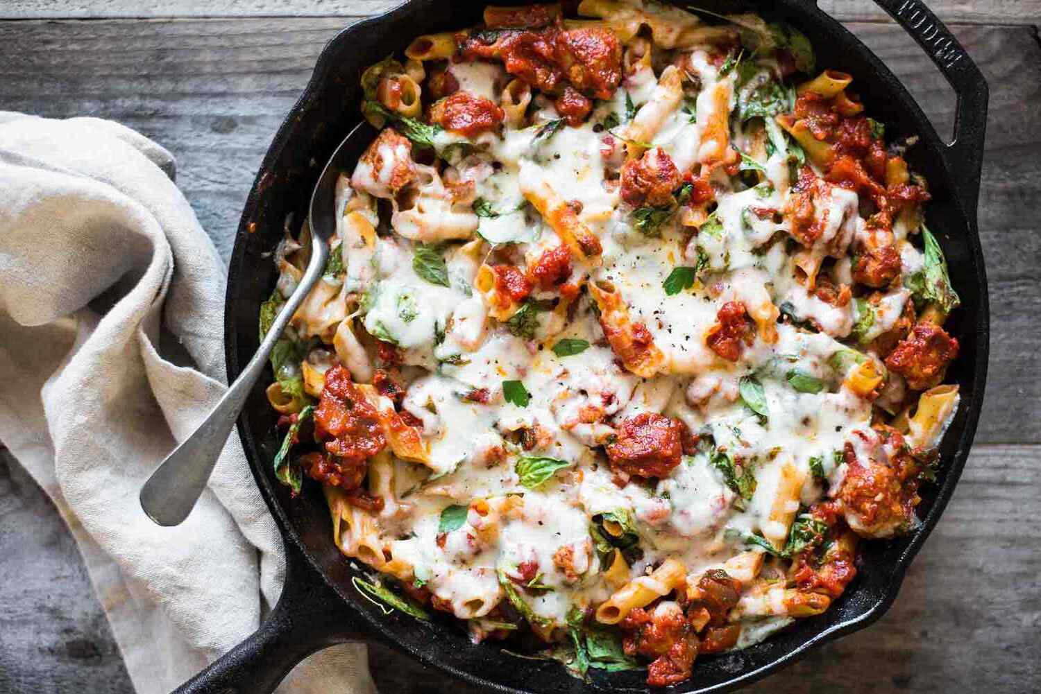 chicken-and-sausage-with-bowties-recipe