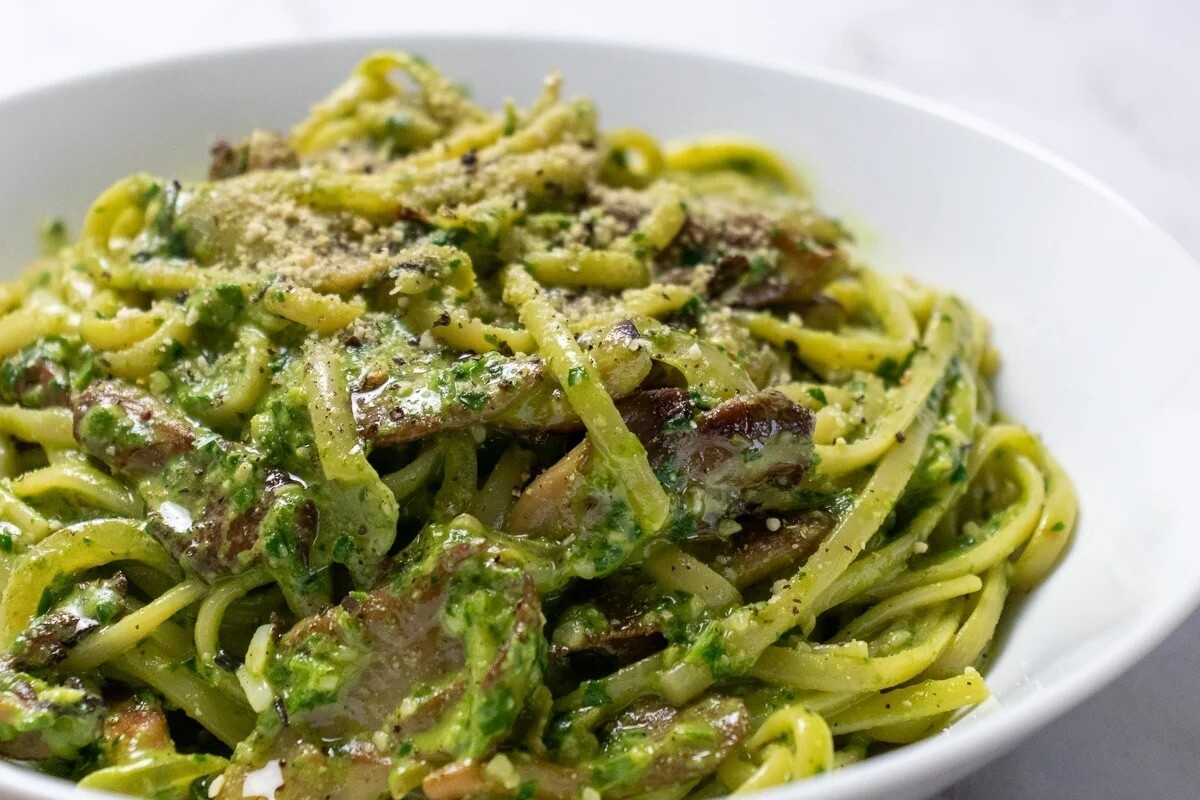 pesto-mushroom-recipe