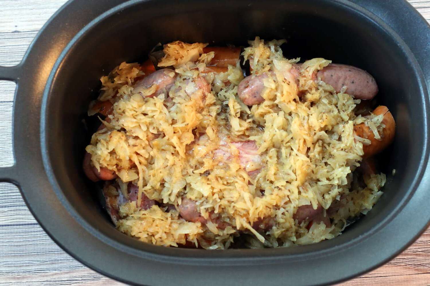 slow-cooker-sauerkraut-and-sausage-recipe