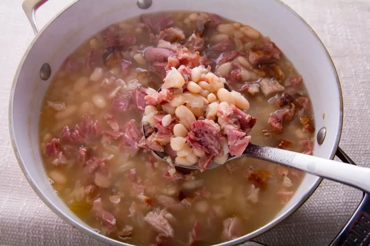 southern-ham-and-brown-beans-recipe
