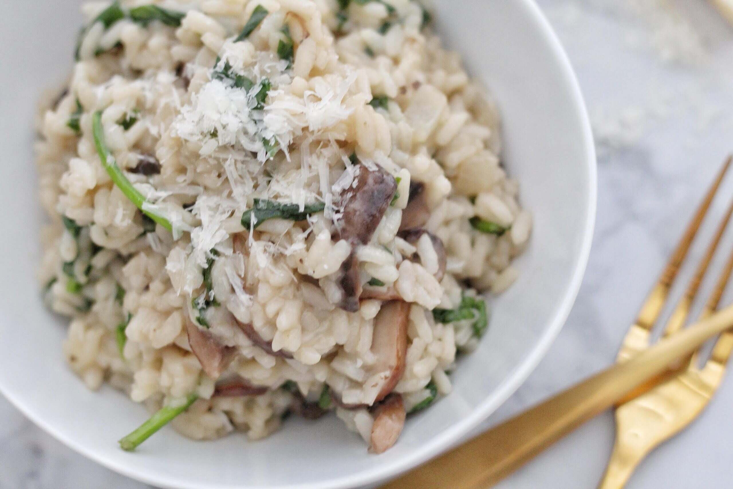 spinach-mushroom-risotto-recipe